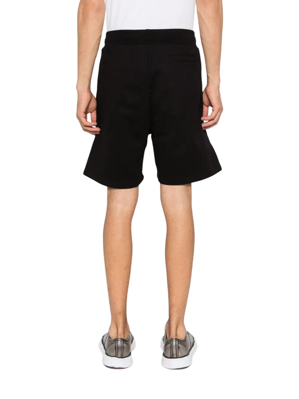 Vision of Super bermuda uomo in cotone con ricamo flame nero VS070BR BLACK VISION OF SUPER