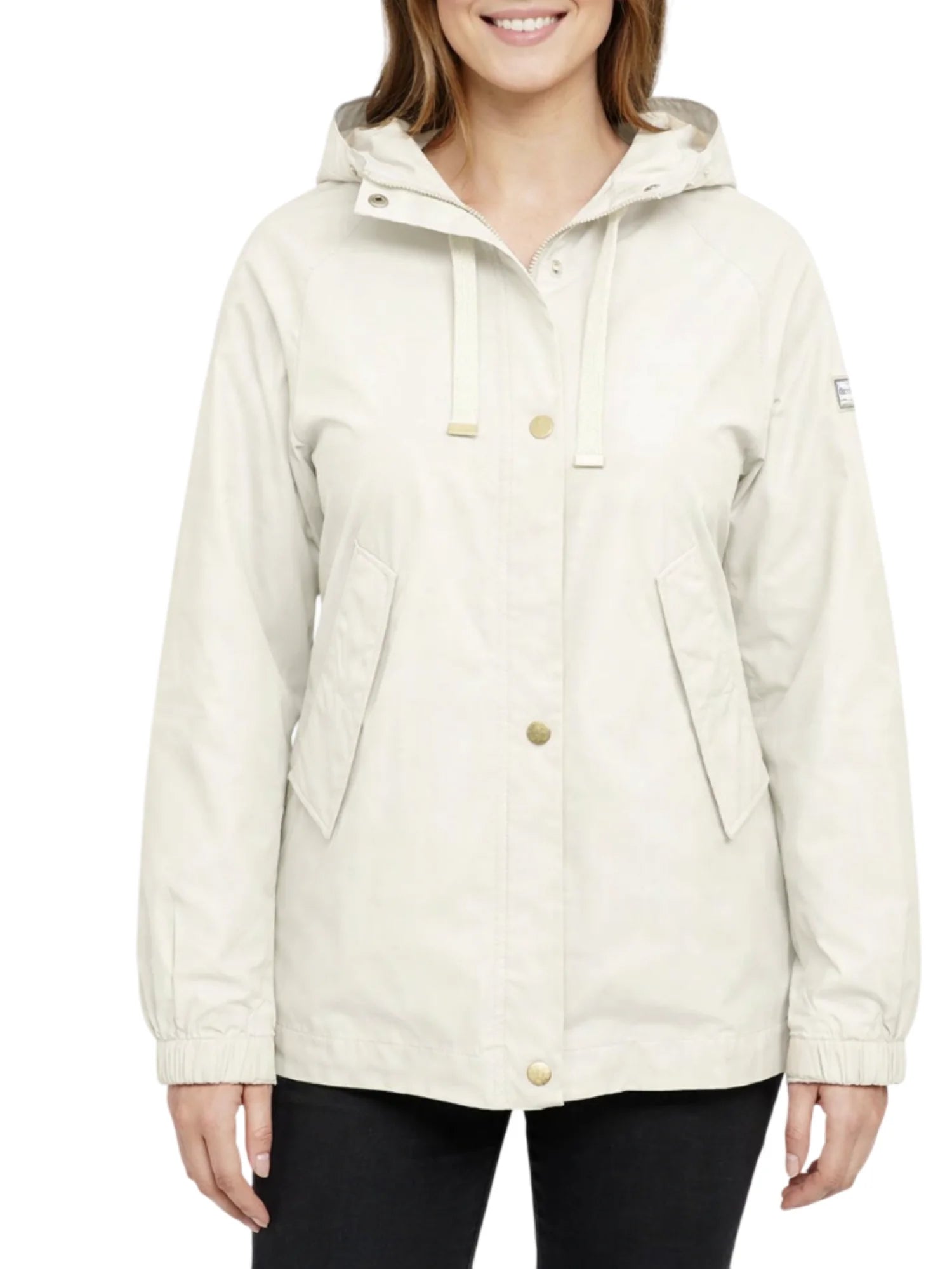 Yes Zee giubbino donna con cappuccio avorio J434-NH00 0107 YES-ZEE