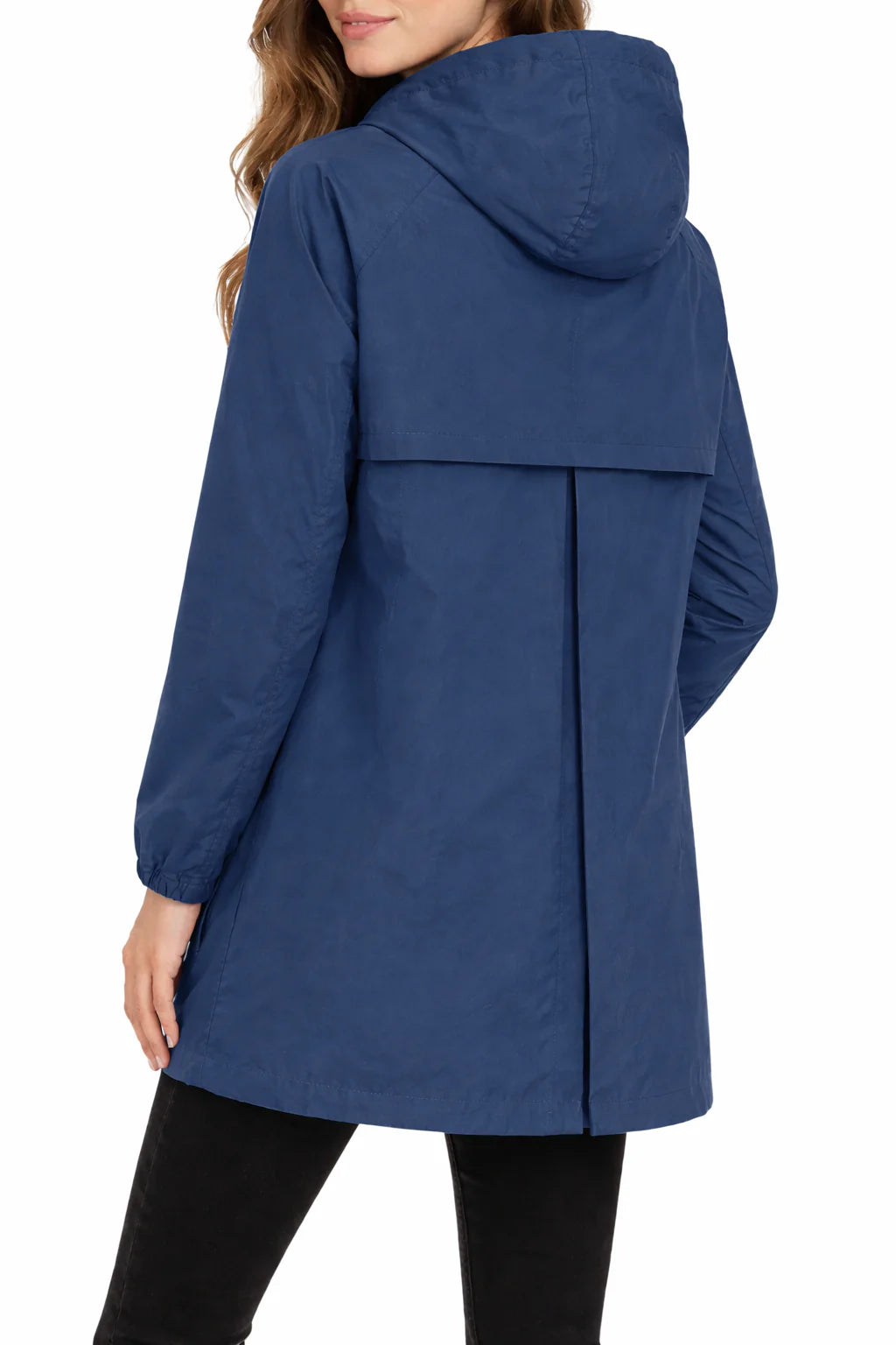 Yes Zee parka leggero con cappuccio blu O430-NH00 0713 YES-ZEE