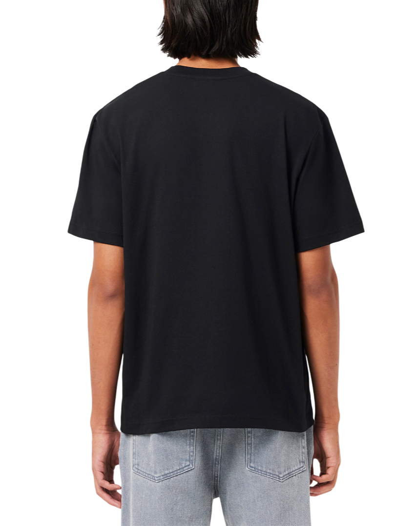 Lacoste T-shirt manica corta con cotone nero TH7318 031 LACOSTE