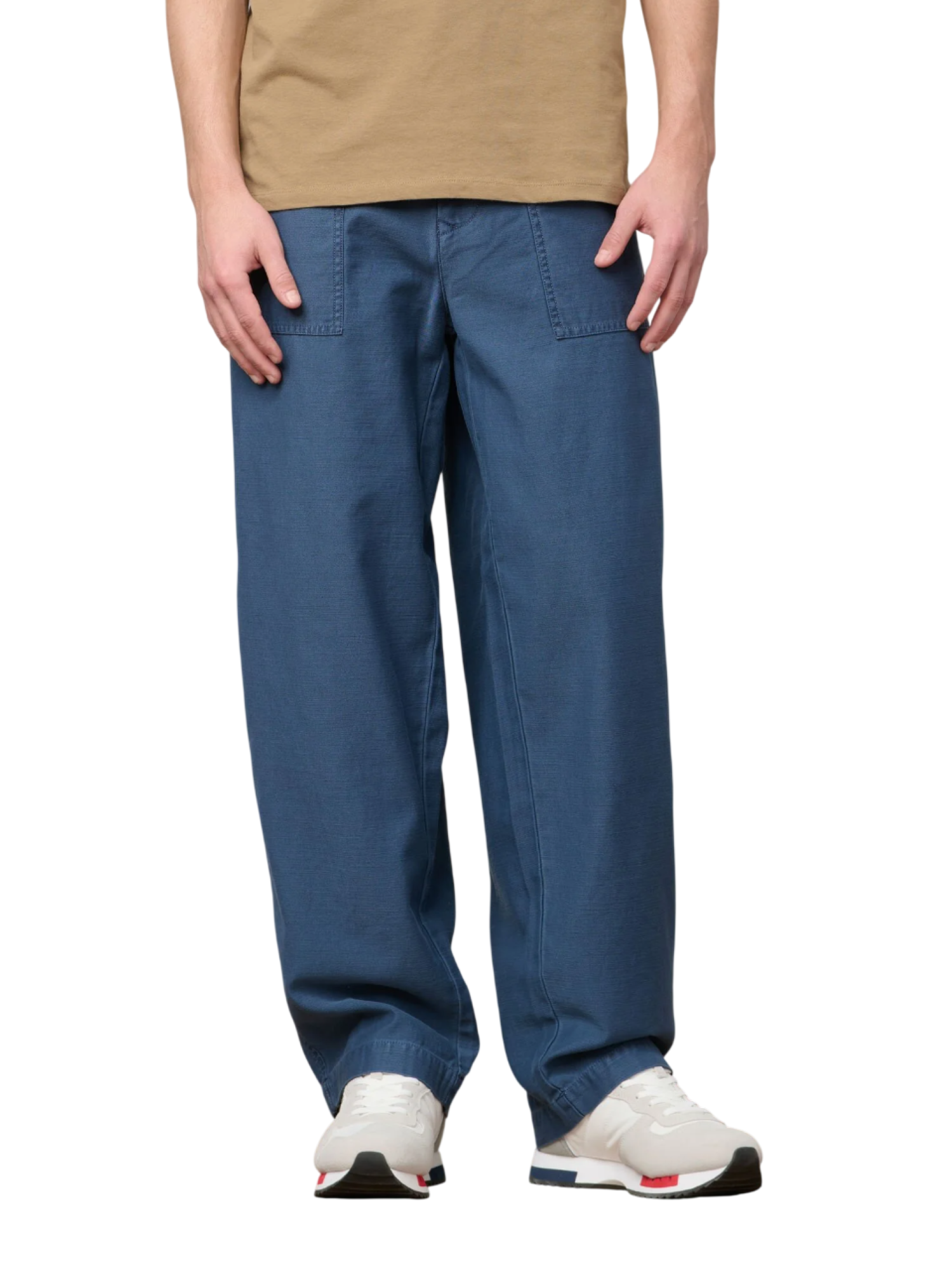 Blauer pantaloni uomo wide leg Hanover Dyed blu 26SBLUP01120-007452 890 BLAUER