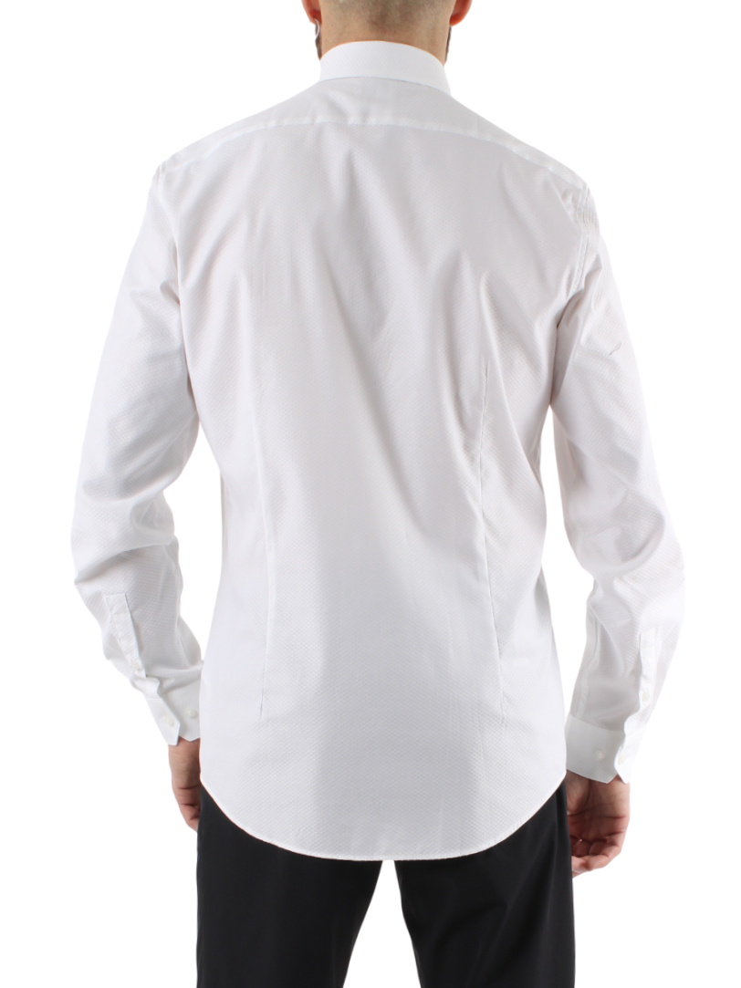 Calvin Klein camicia manica lunga in cotone bianco K10K114308 YAF Calvin Klein