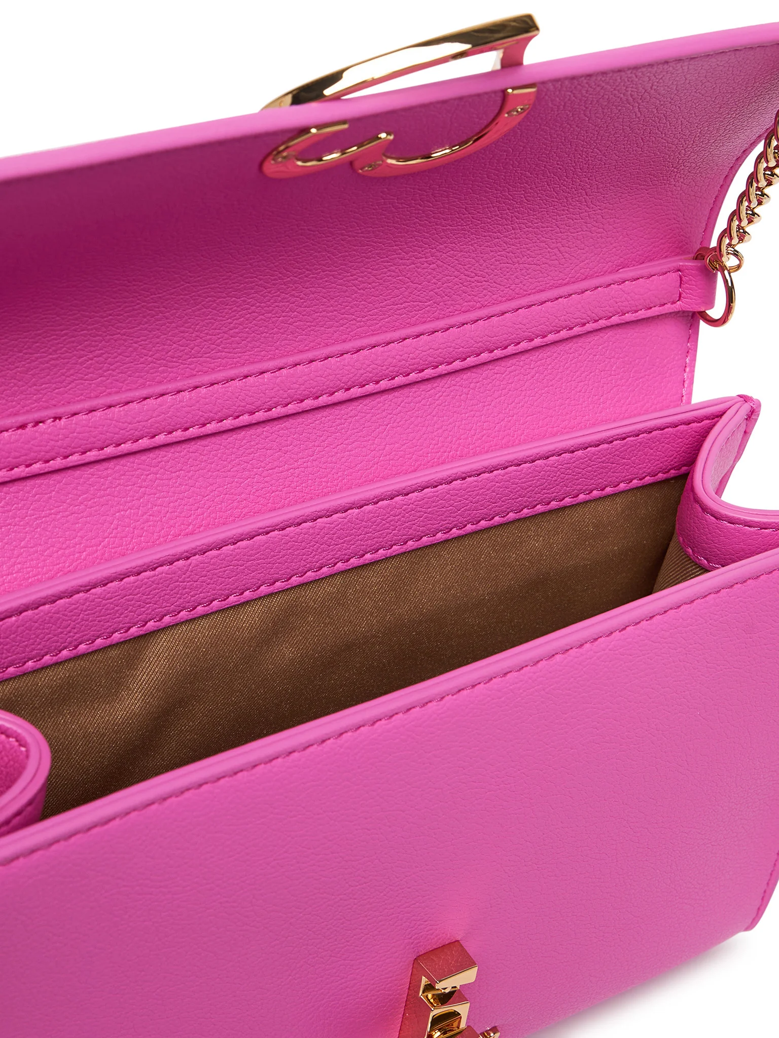 Love Moschino borsa a tracolla in ecopelle martellata fucsia oro JC4327PP1O-LQ0 604 MOSCHINO LOVE