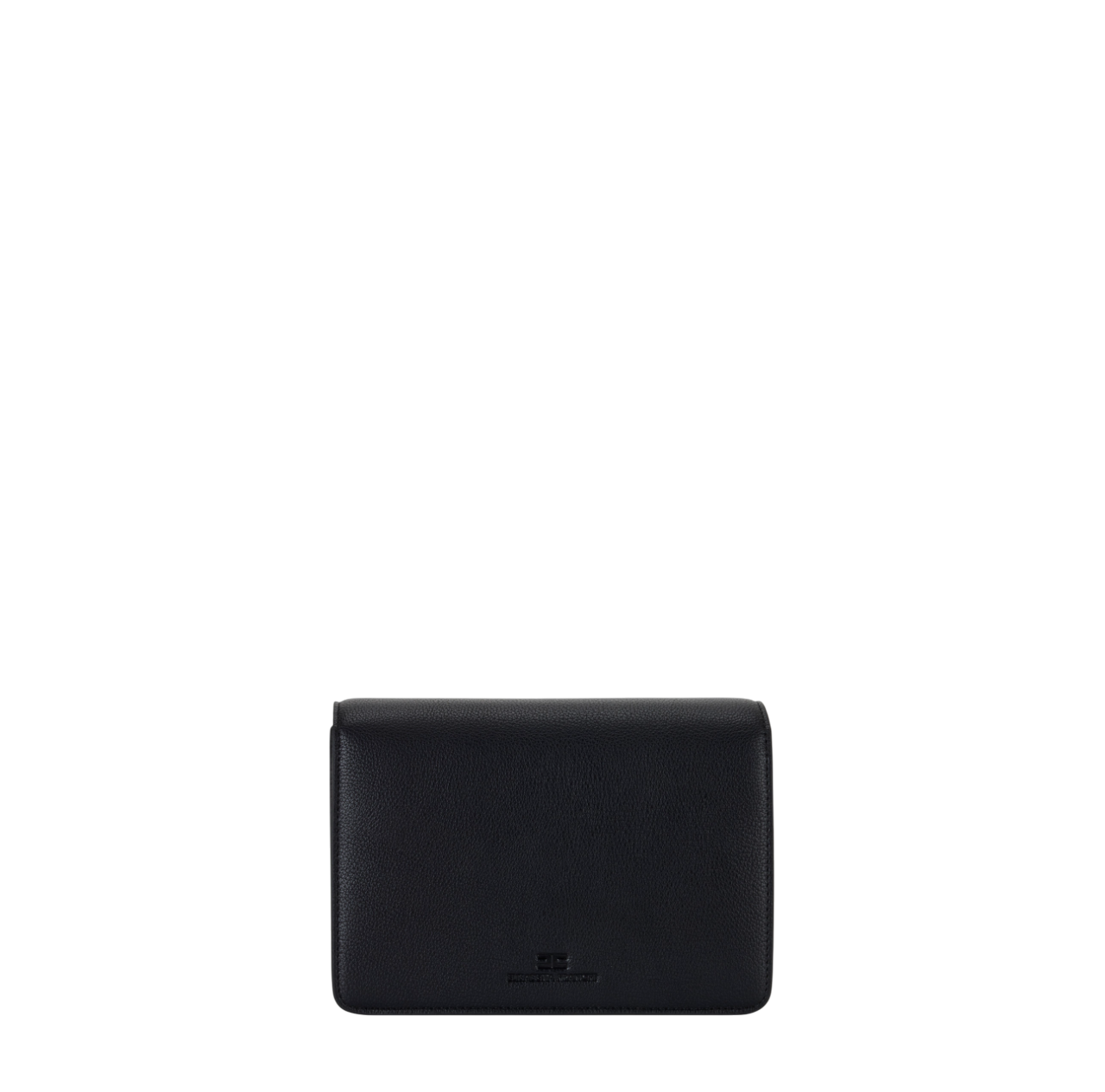 Elisabetta Franchi borsa a tracolla in ecopelle martellata nero BS39A56E2 110 ELISABETTA FRANCHI