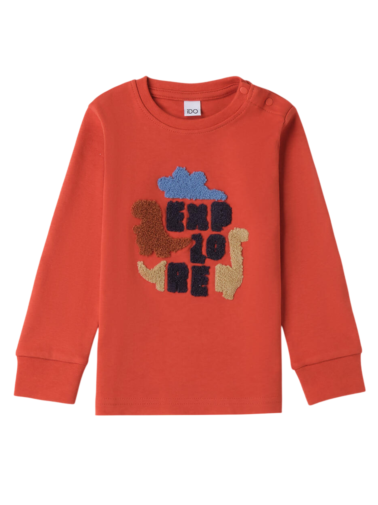 iDo T-shirt manica lunga arancio 4F260 1947 iDO