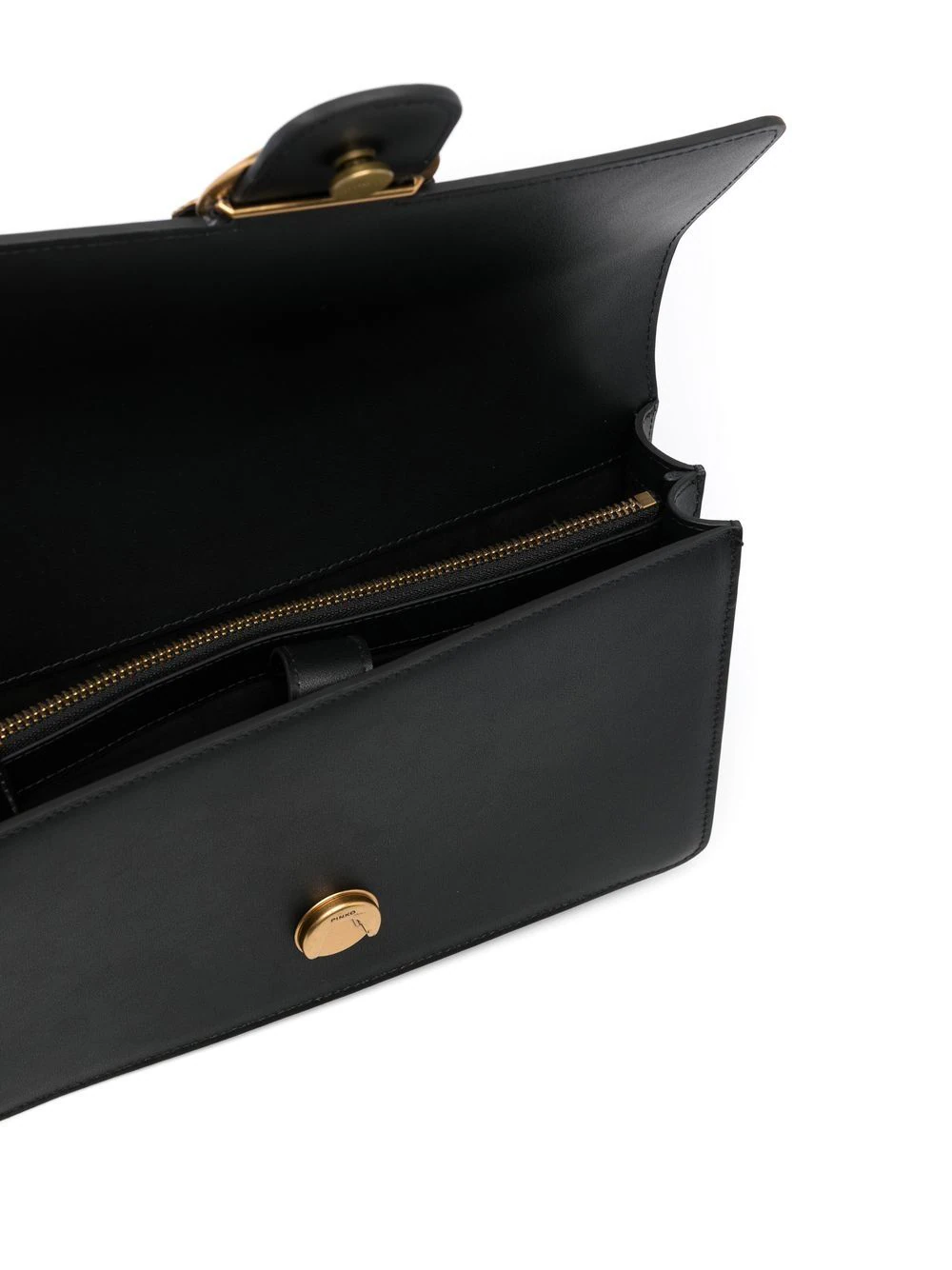 Pinko borsa Love Bag Classic One Simply in pelle nero oro 100941-A0F1 Z99Q PINKO