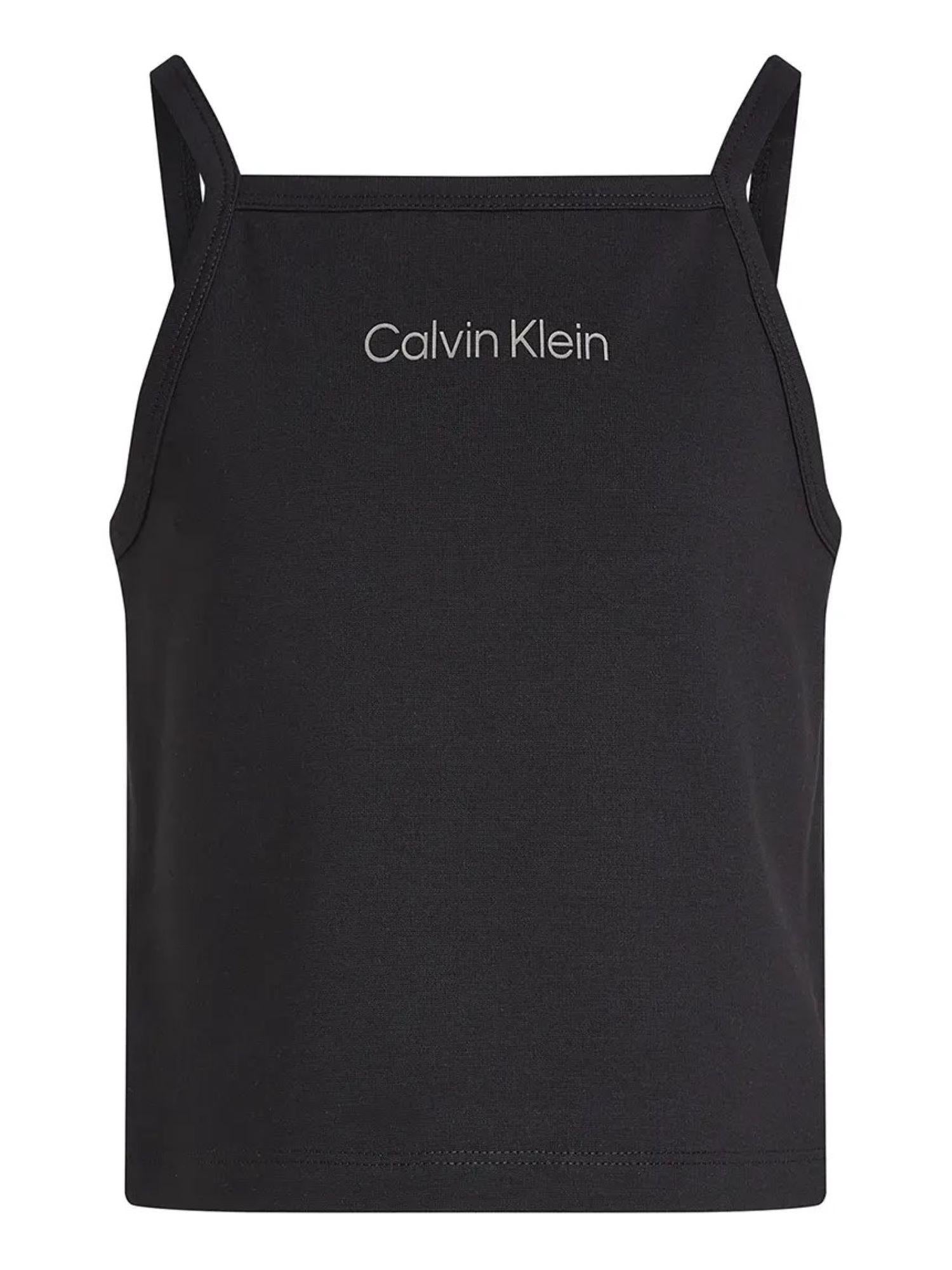 Calvin Klein top Punto Strap con logo nero IG0IG02868 BEH Calvin Klein Jeans