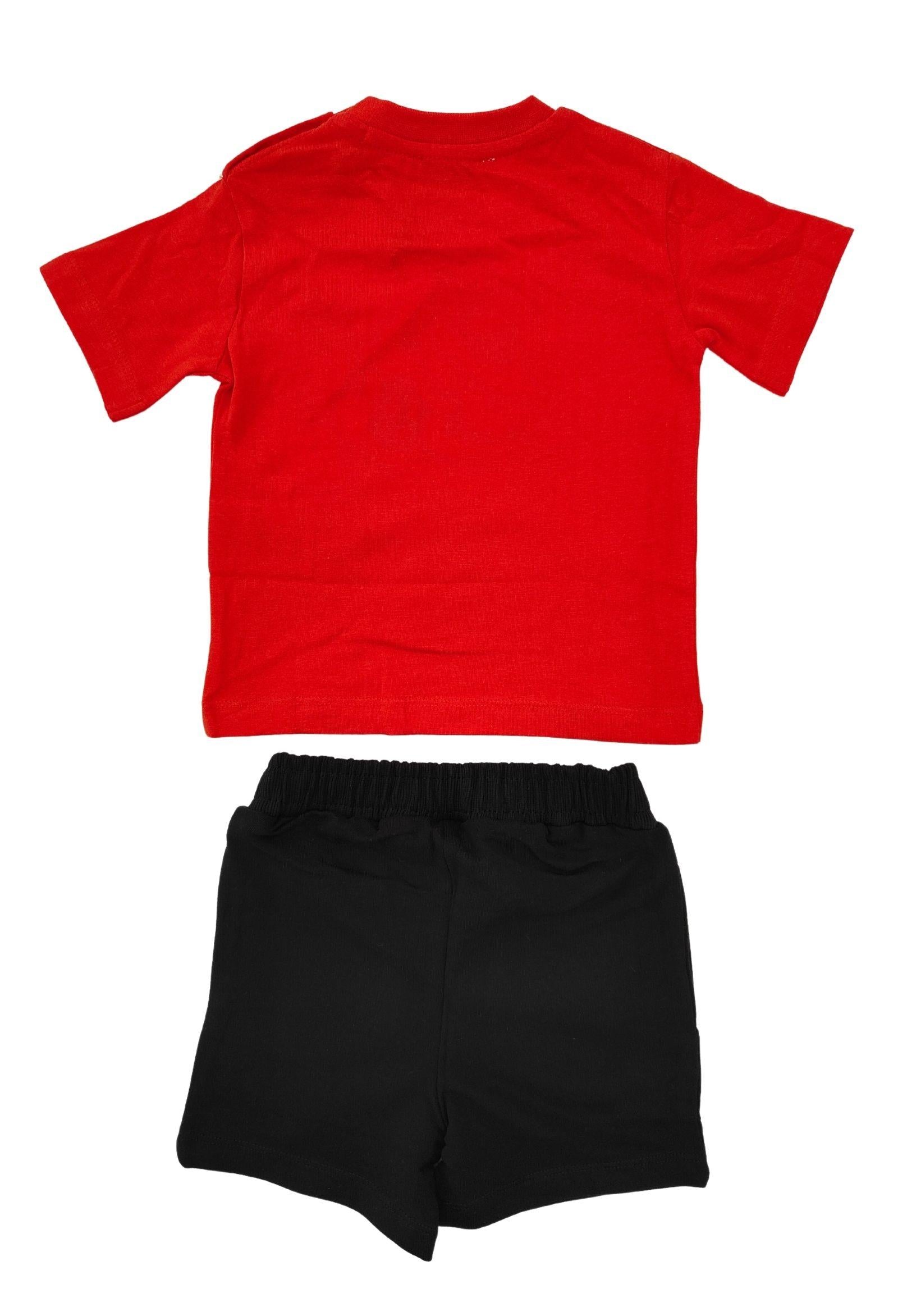 Cesare Paciotti completo T-shirt e shorts rosso nero COMP5114B ROSSO Cesare Paciotti