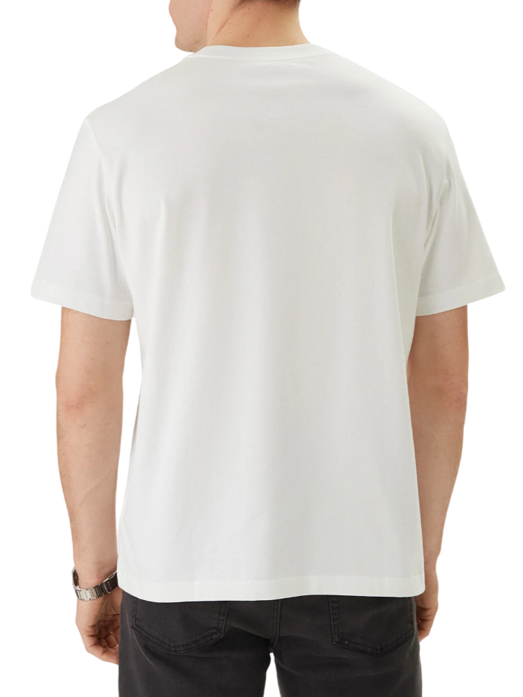 Calvin Klein T-shirt uomo manica corta con logo bianco LV04LF811G YAF Calvin Klein