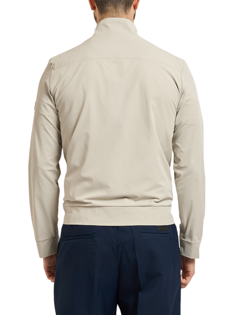 Yes Zee giubbino uomo in nylon tortora chiaro J514-KQ00 0899 YES-ZEE