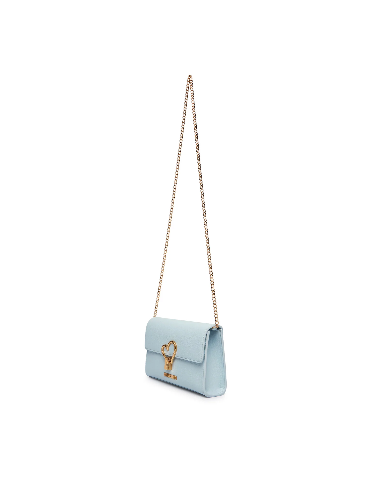 Love Moschino borsa a tracolla in ecopelle martellata celeste JC4327PP1O-LQ0 701 MOSCHINO LOVE