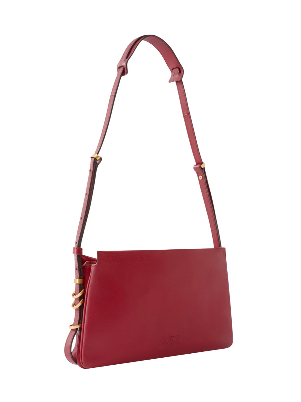 Pinko borsa a tracolla Triplet in pelle rosso 105883-A0QO OA4Q PINKO