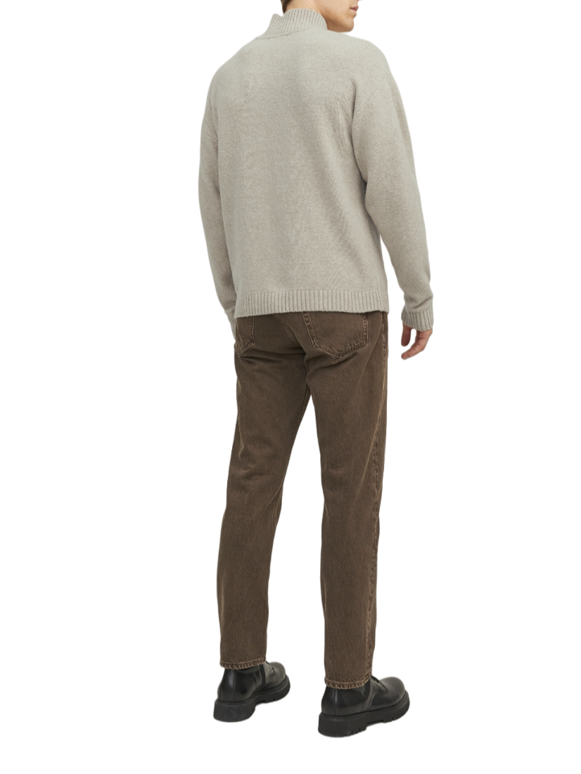 PREMIUM BY JACK&JONES Maglia Uomo BEIGE 12243977 PURE CASHMERE MELANGE PREMIUM BY JACK&JONES