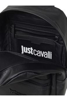 Just Cavalli zaino in ecopelle saffiano con tasca nero 78QA4B30-ZSB85 899 JUST CAVALLI
