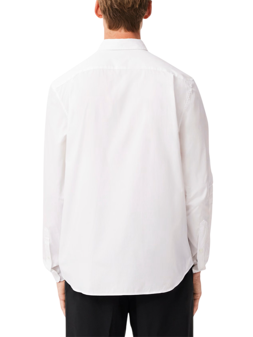 Lacoste camicia uomo manica lunga in cotone bianco CH2933 001 LACOSTE