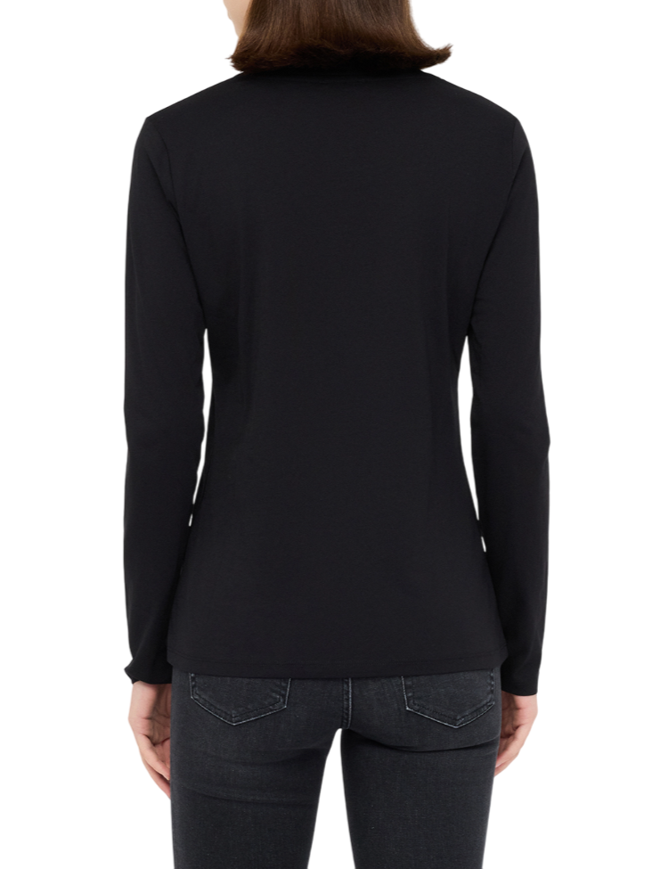 Liu Jo T-shirt manica lunga con strass nero UF5282JS923 M9938 LIU JO