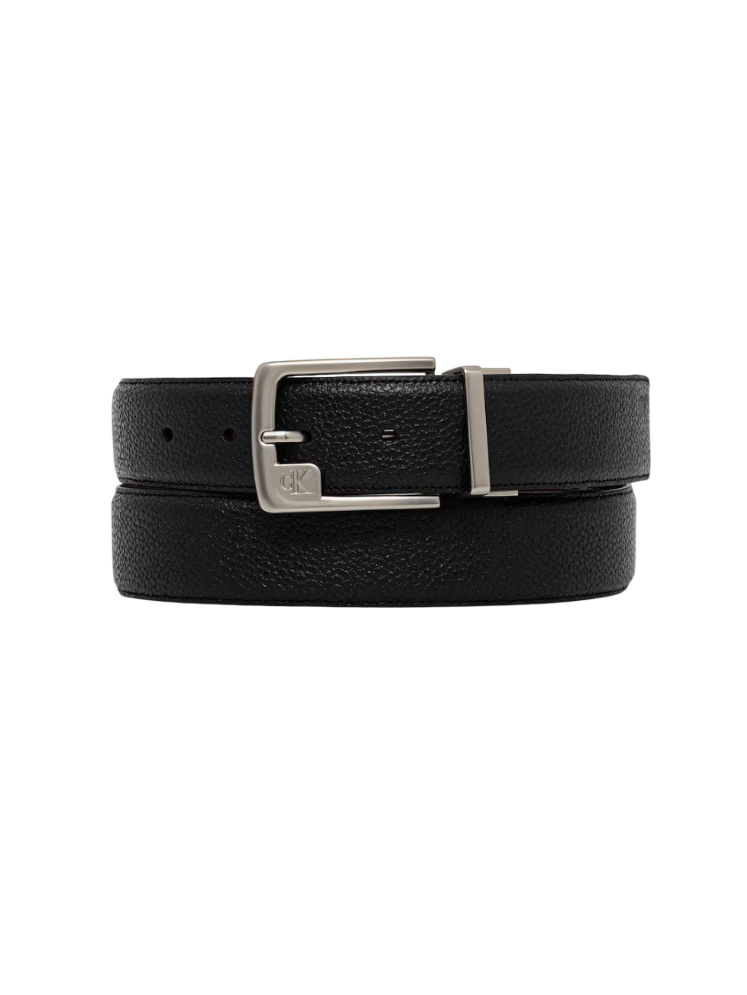 Calvin Klein cintura reversibile uomo in pelle nero marrone LV04D7057G R2F Calvin Klein Accessori
