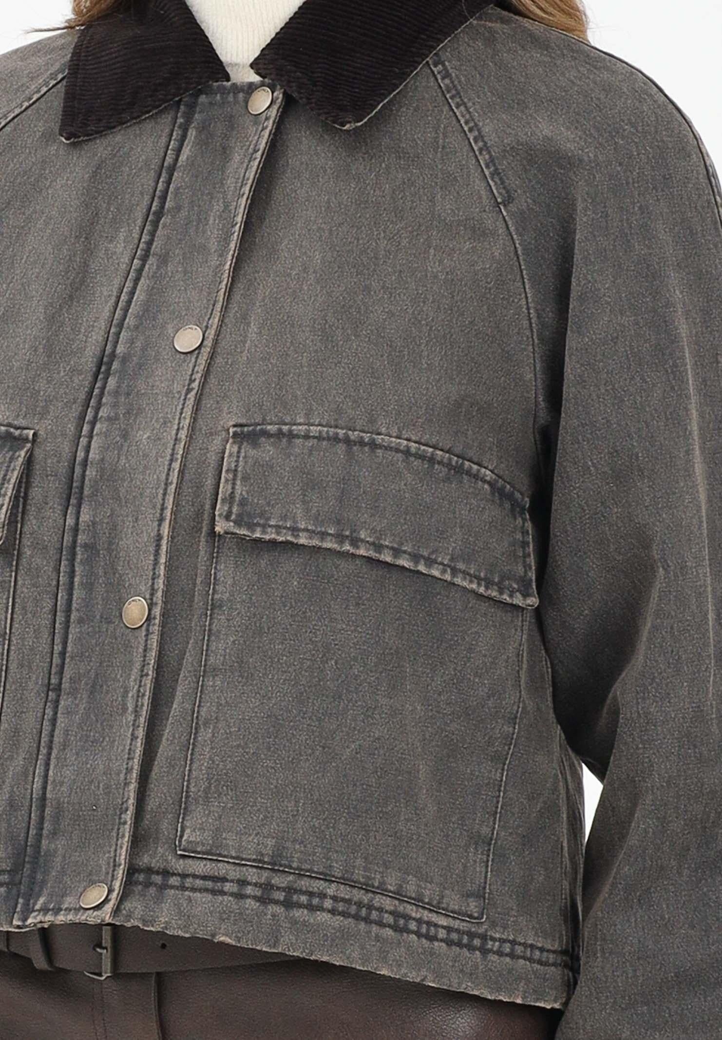 Only giubbino imbottito donna marrone 15350379 RAVEN-CHOCOLATE TORTE ONLY