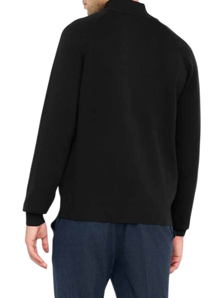 Liu Jo maglia con zip uomo nero QF5226MA24P 22222 LIU JO