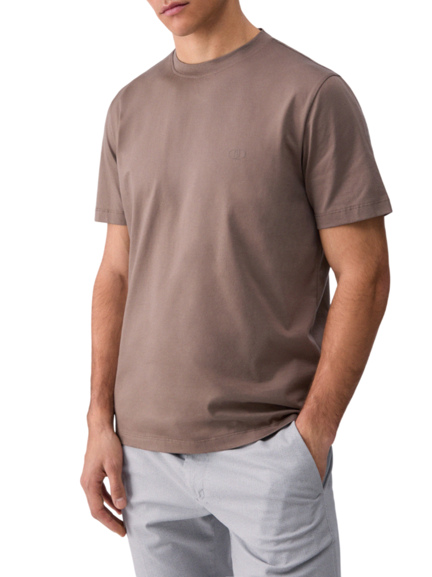 Liu Jo T-shirt manica corta uomo marrone QA6087J4799 81112 LIU JO