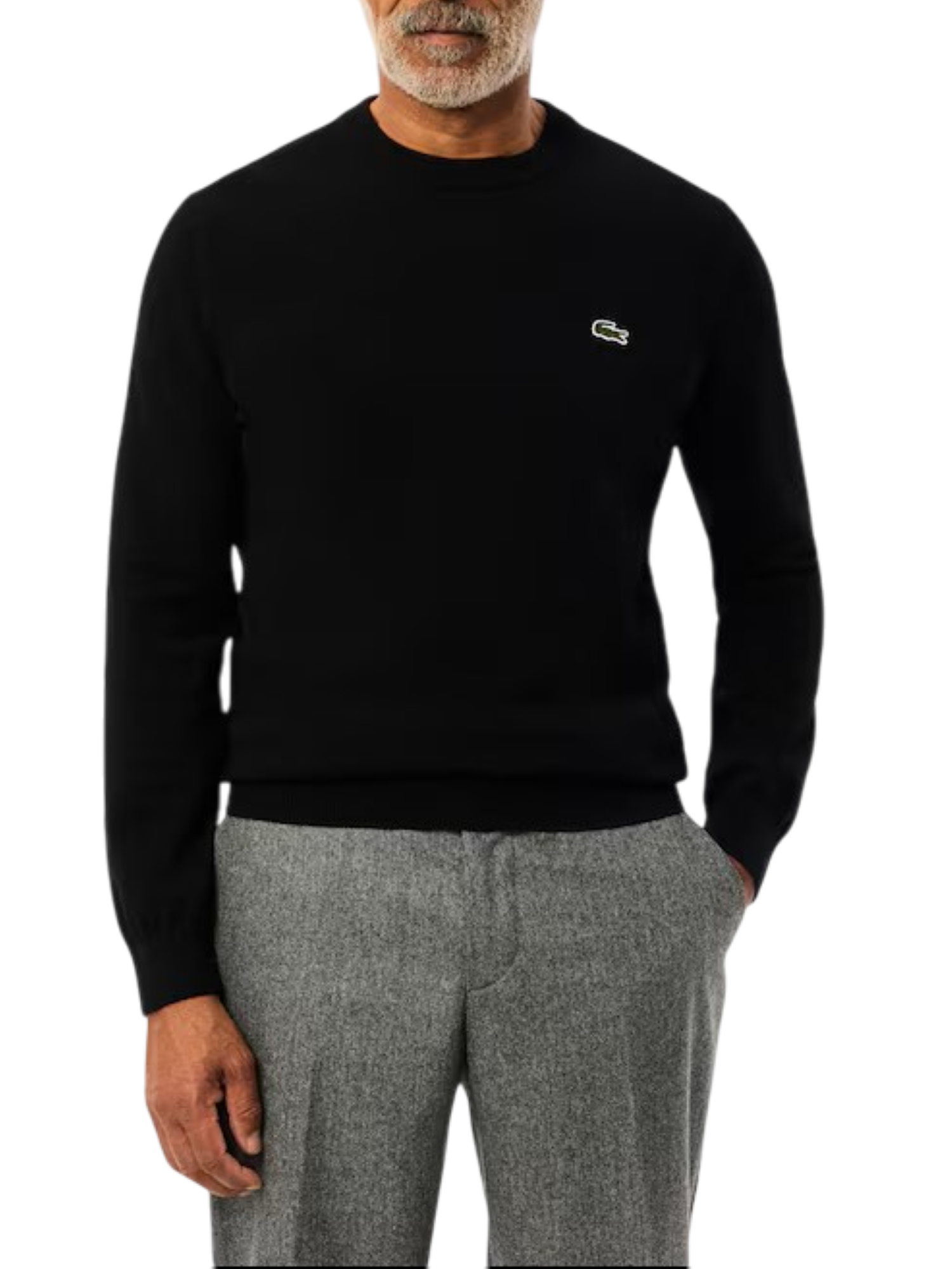 Lacoste maglia girocollo uomo nero AH1985 031 LACOSTE