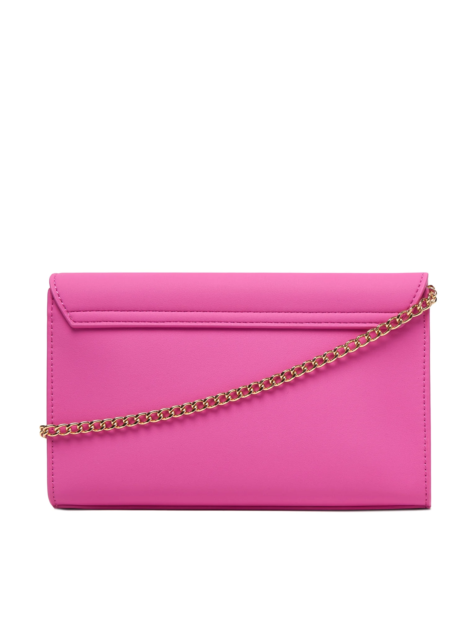 Love Moschino borsa a tracolla con placca logo fucsia oro JC4103PP1O-KD0 604 MOSCHINO LOVE