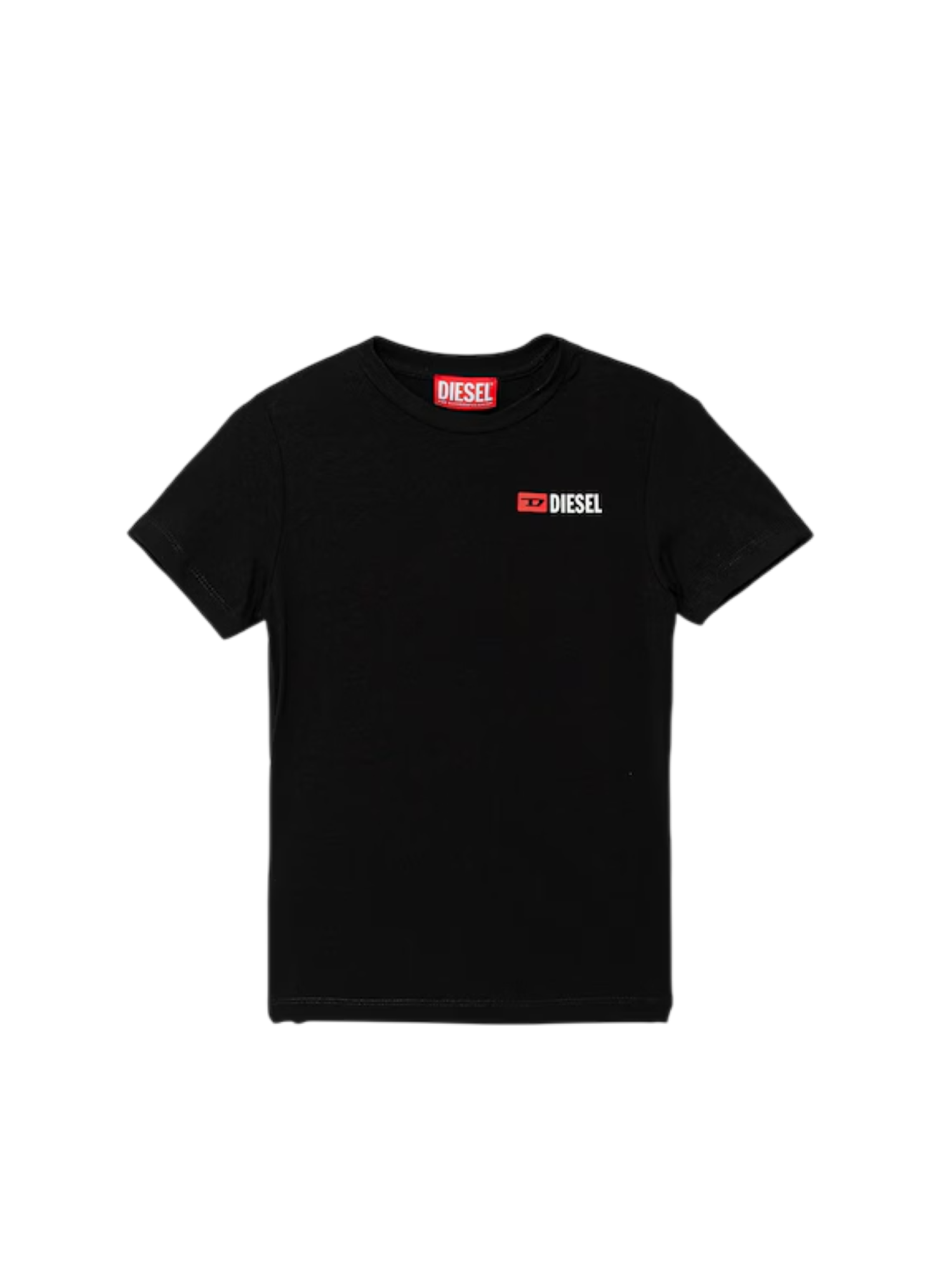 Diesel T-shirt bambino Utrim in cotone stretch nero J02691-KYATR K900 DIESEL
