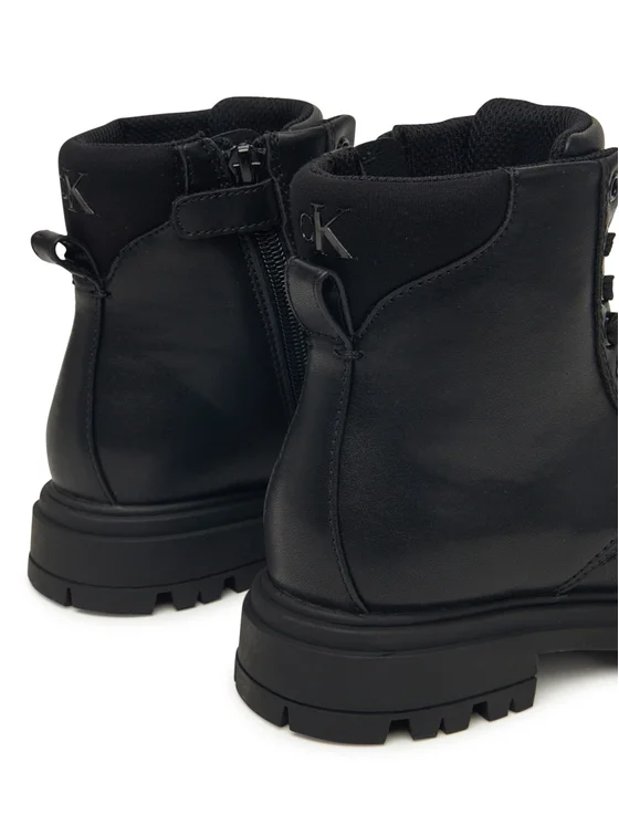 Calvin Klein stivali anfibi in ecopelle nero V3A5-83120-1464 999 Calvin Klein Footwear