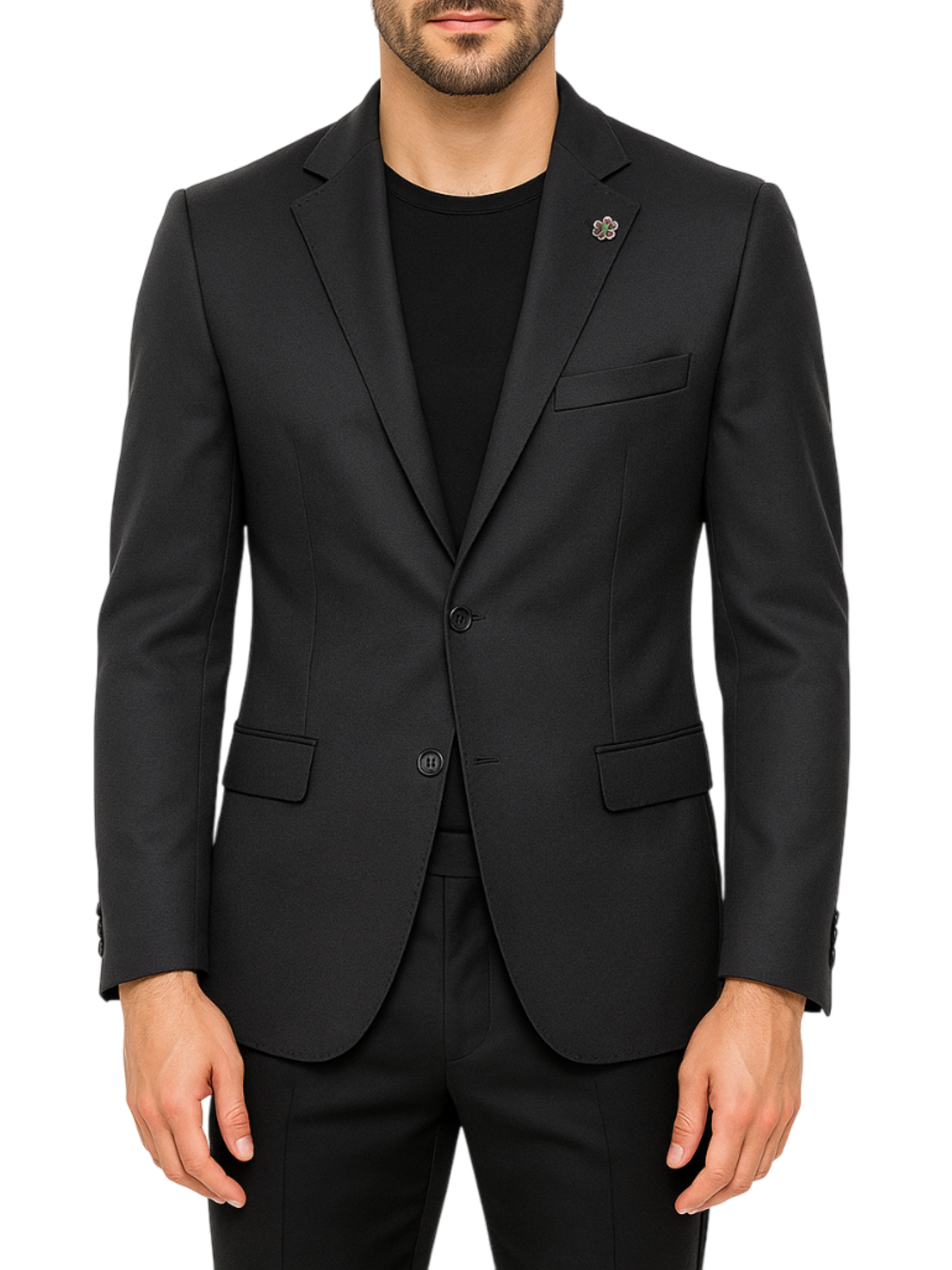 Le Braghe giacca blazer uomo monopetto nero G525-2549 NERO Le Braghe