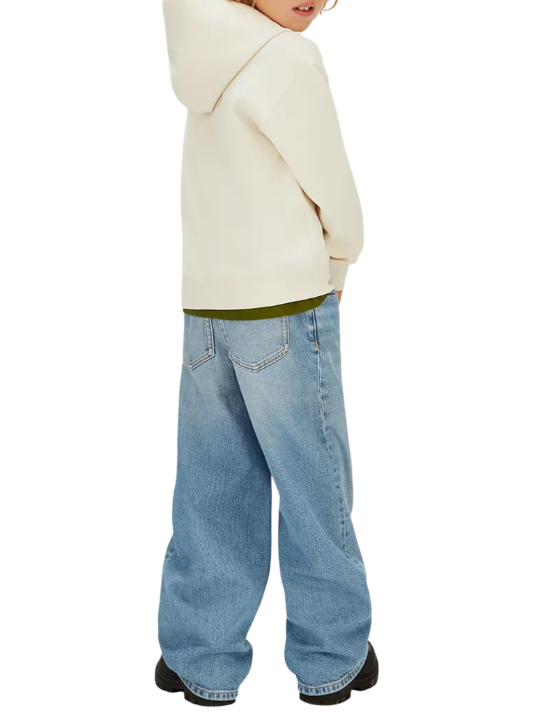 Calvin Klein Jeans felpa con cappuccio stampa logo ecrù IB0IB02615 PGB Calvin Klein Jeans