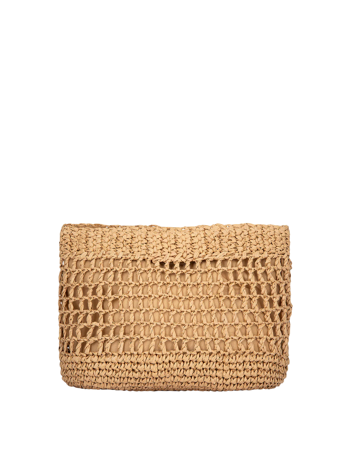 Me Fui pochette donna in rafia beige MA26-SW0060 LB ME FUI