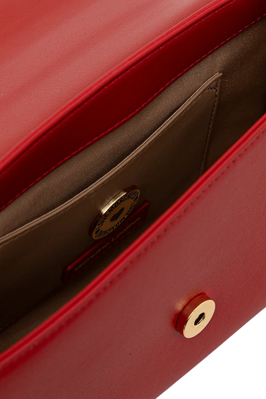 Love Moschino borsa a mano con placca logo Heart rosso JC4146PP1O-L16 50A MOSCHINO LOVE
