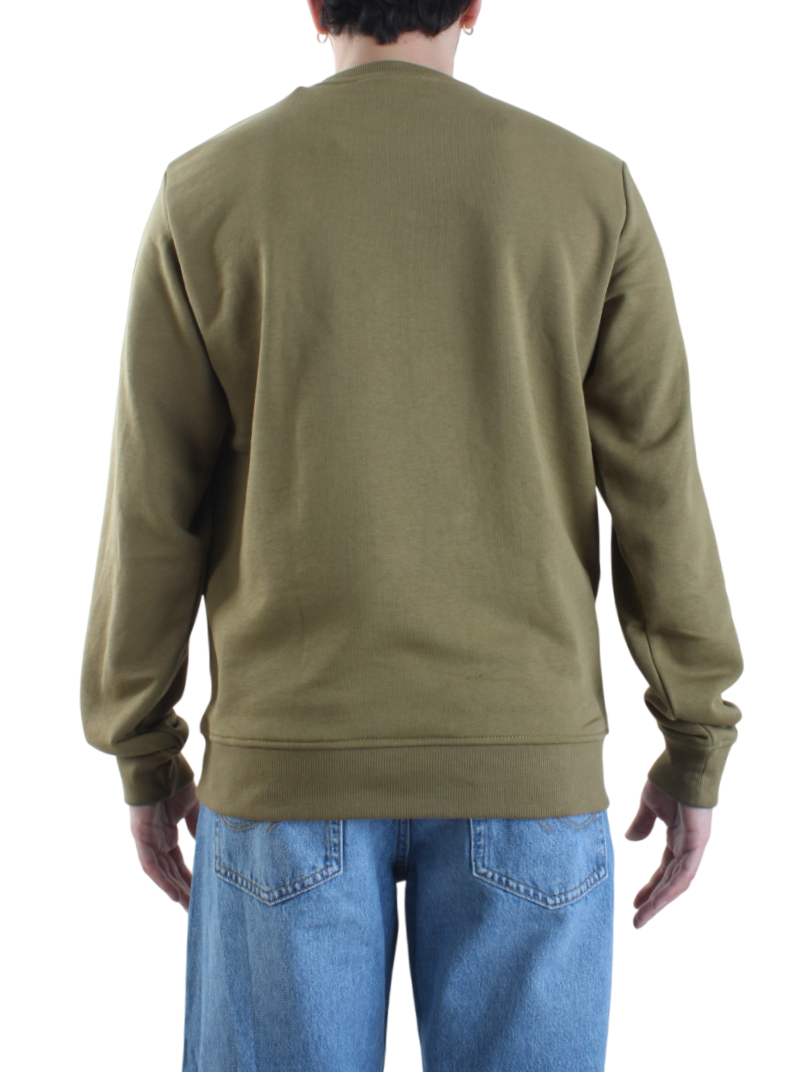 John Richmond felpa Capiani con logo verde militare UMP25216FE GREEN MILITARY John RICHMOND