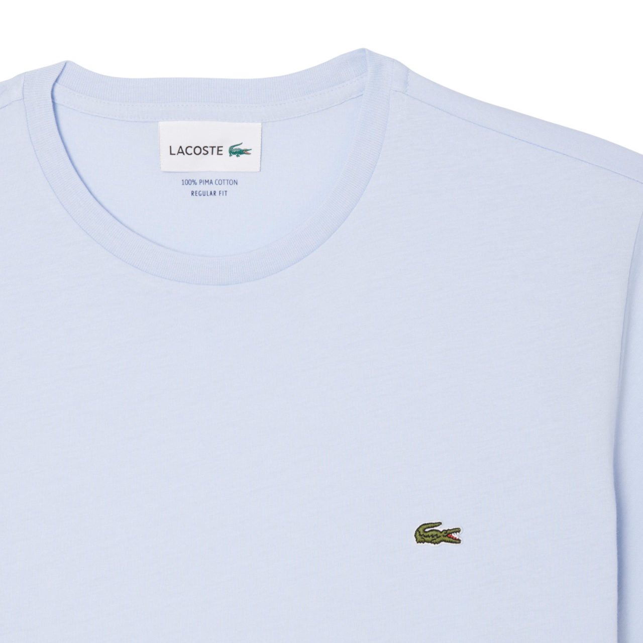 Lacoste T-shirt manica corta in cotone Pima color lavanda TH6709 J2G LACOSTE