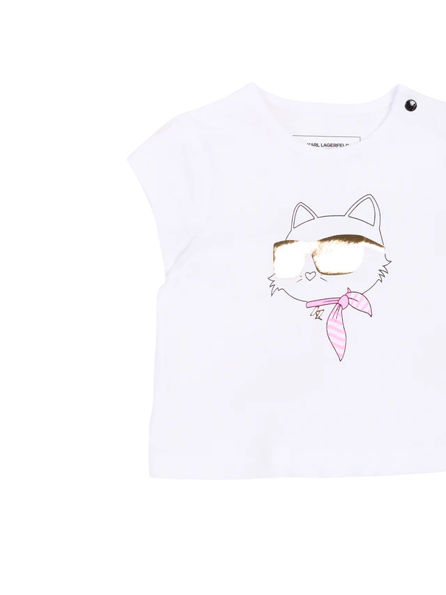Karl Lagerfeld completo bambina felpa pantaloni T-shirt rosa Z31056 ROSA KARL LAGERFELD KIDS