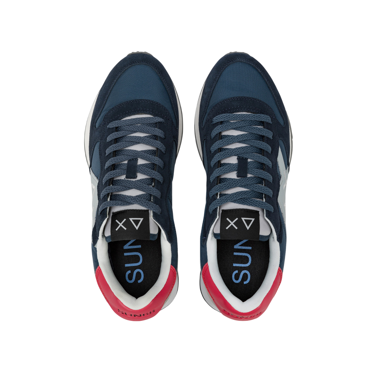 Sun68 sneakers Jaki 2.0 Solid in nylon e suede blu Z35111 NAVY BLUE SUN68