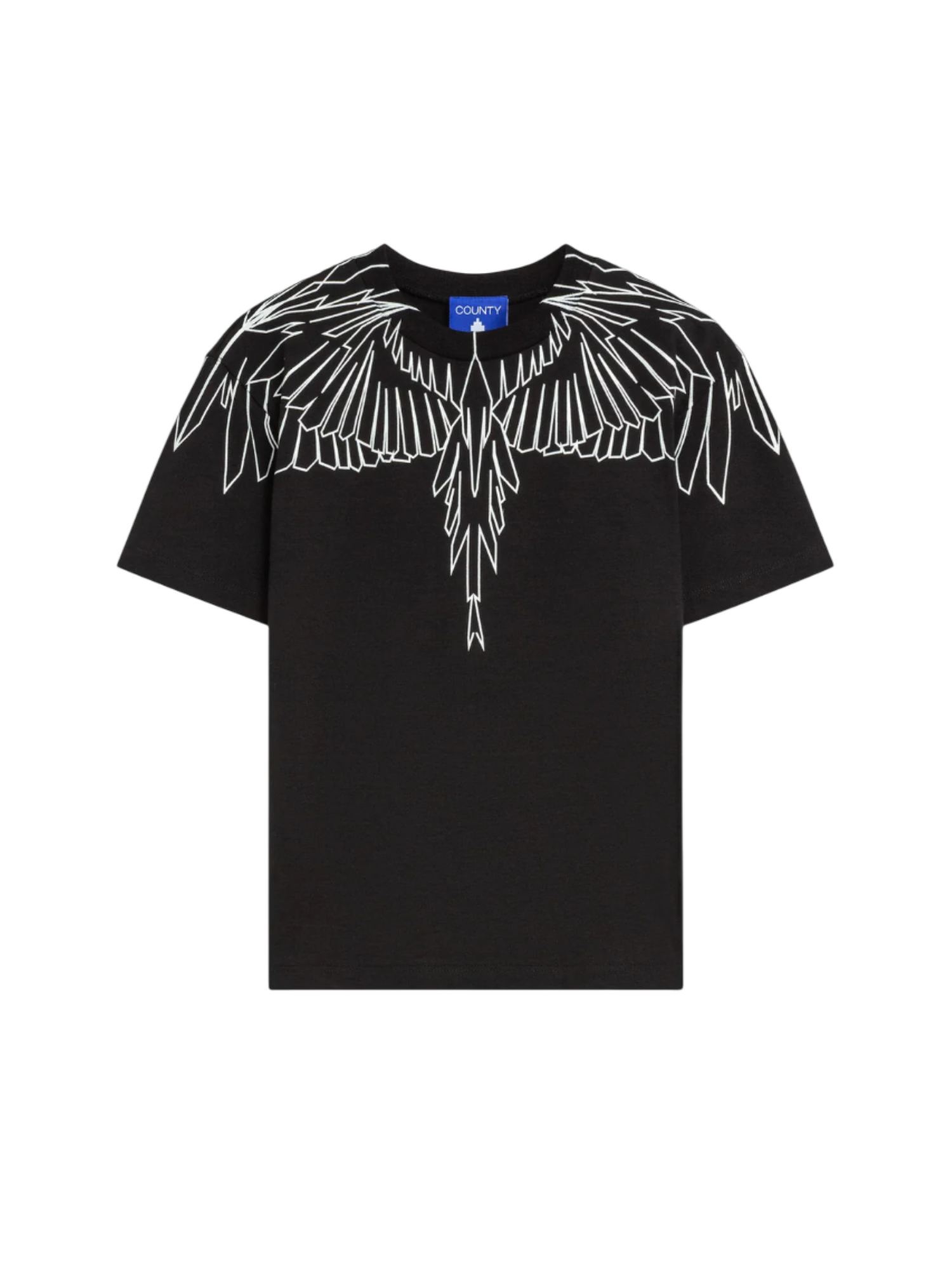 County of Milan T-shirt bambino con stampa iconica nero F5CMJBTH073 110 COUNTY OF MILAN KIDS