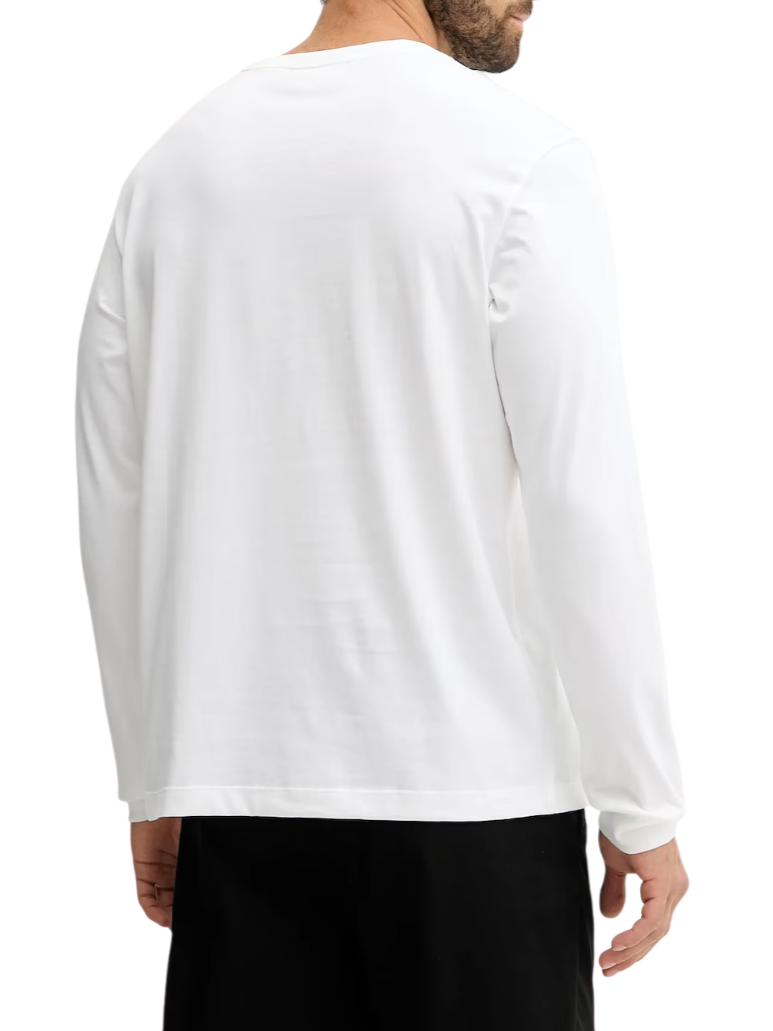 Calvin Klein Jeans T-shirt manica lunga bianco LV04RD247G YAF Calvin Klein Jeans