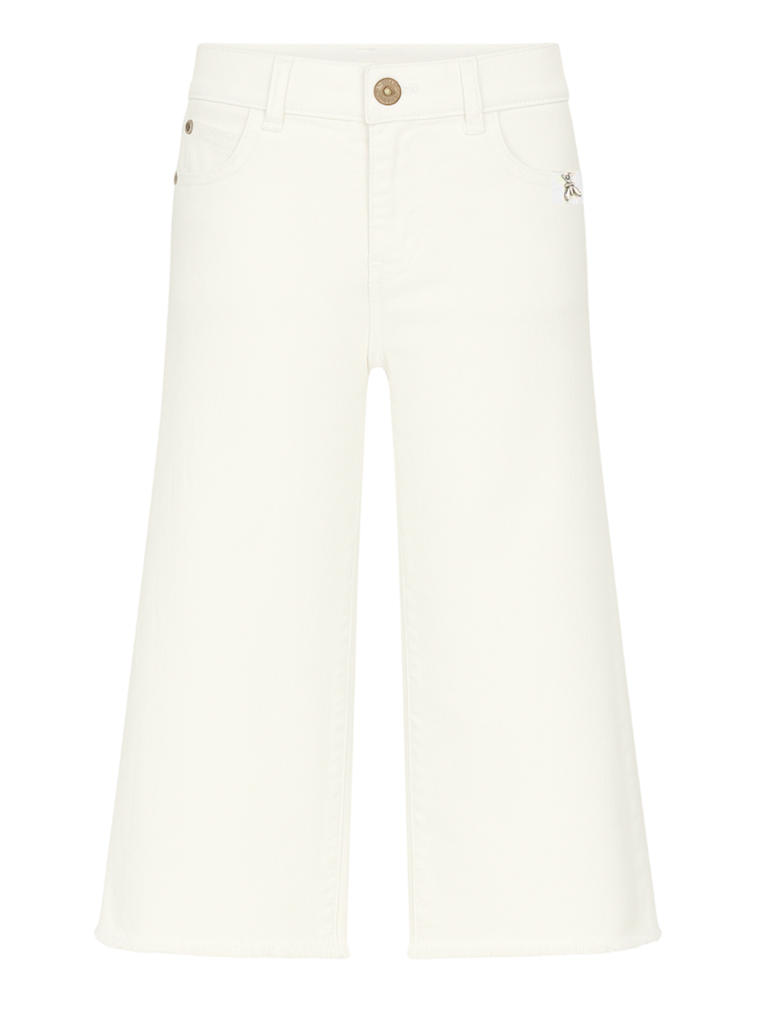 Patrizia Pepe jeans bambina gamba larga panna 7P0409-D103 W146 PATRIZIA PEPE