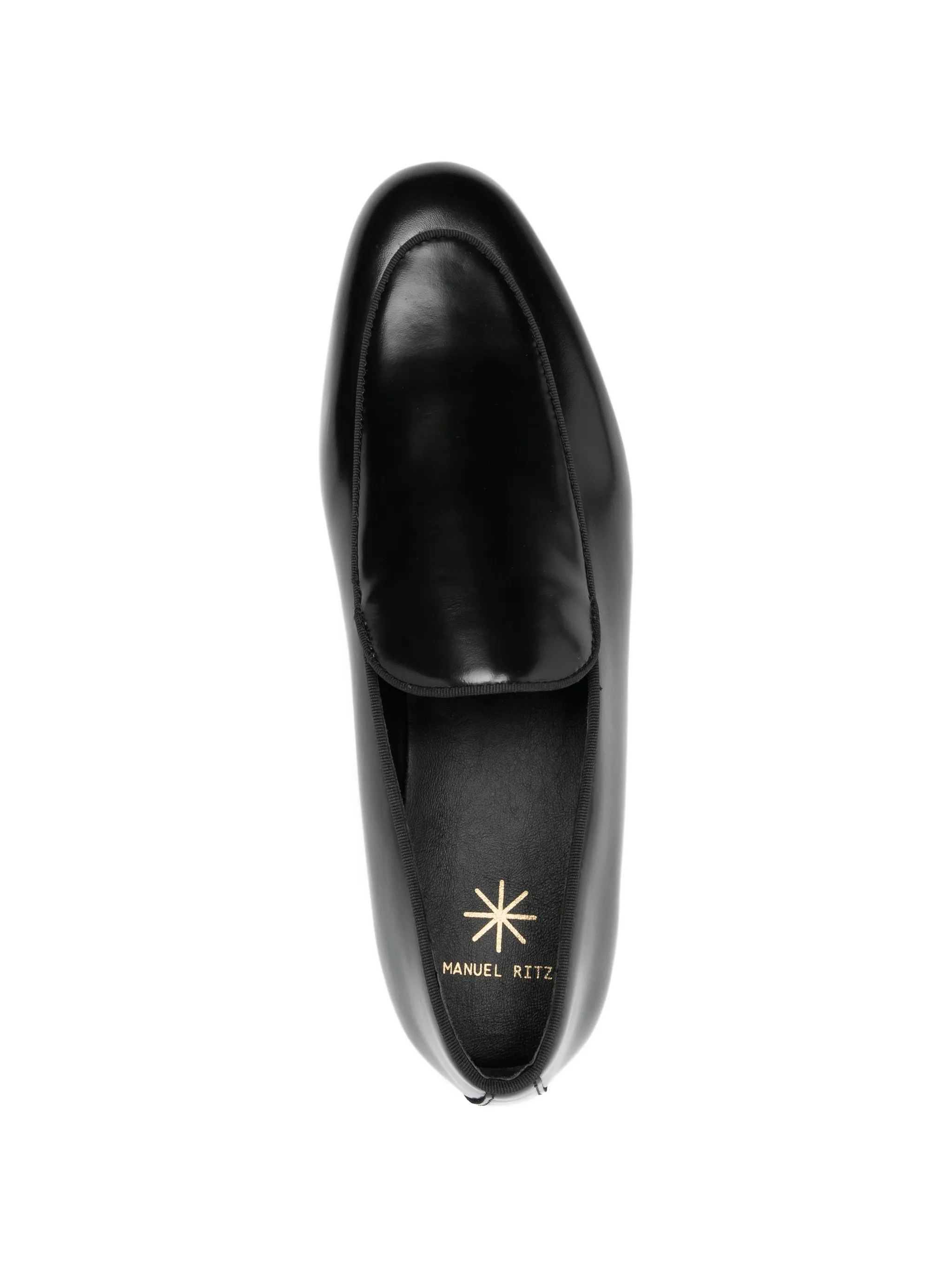 Manuel Ritz mocassini eleganti uomo in pelle nero 4030Q502-263238 99 MANUEL RITZ
