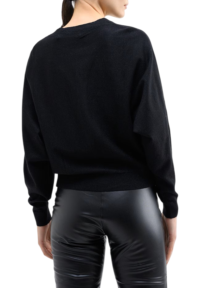 Vero Moda maglia donna in lurex nero 10336328 BLACK-DTM LUREX VERO MODA