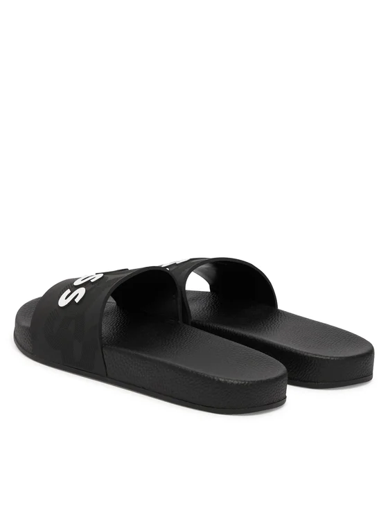 Boss ciabatte bambino con logo nero J52669 NERO BOSS