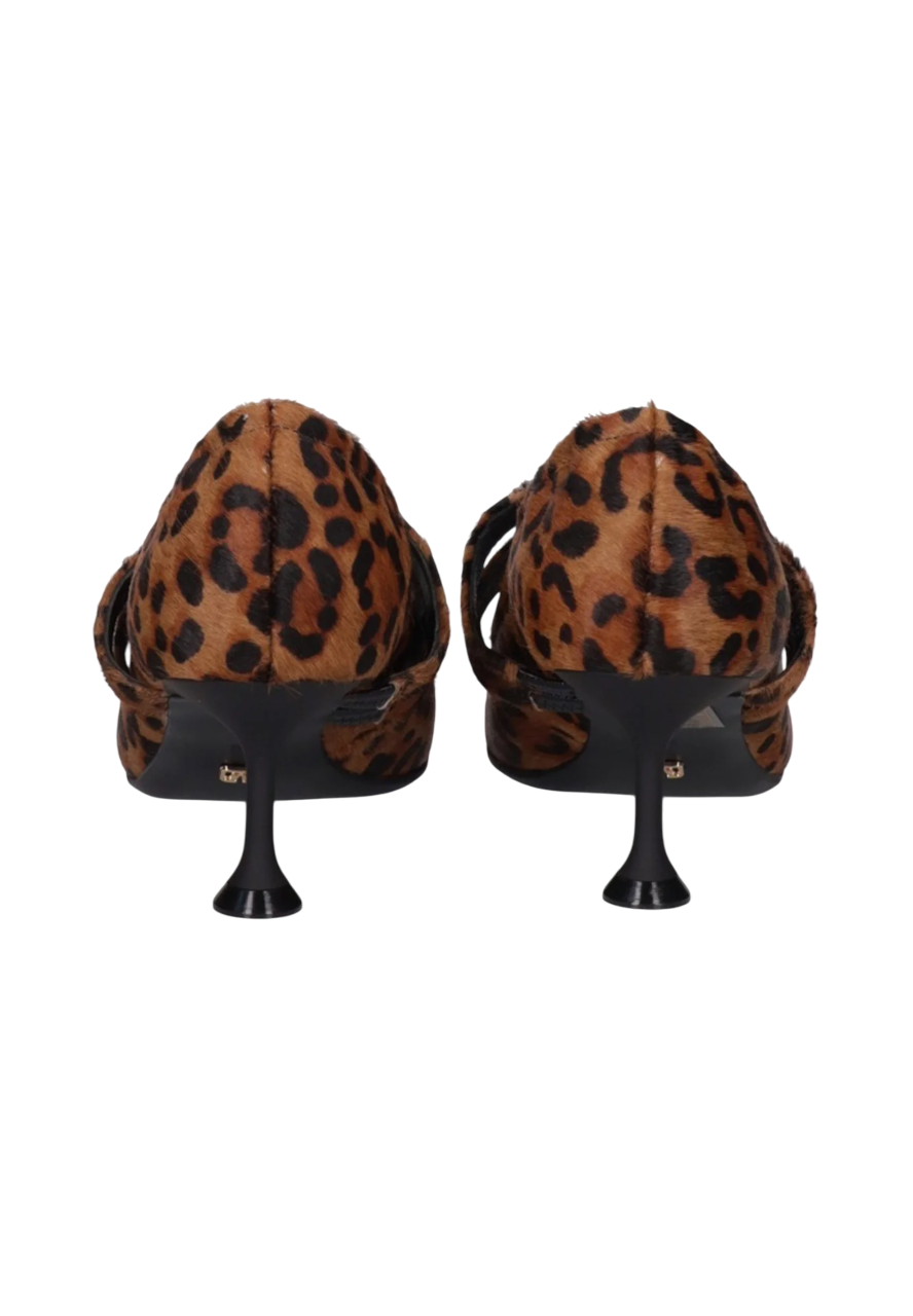 Marc Ellis decollete in cavallino animalier marrone nero GLC7257D-788 LEOPARDO MARC ELLIS