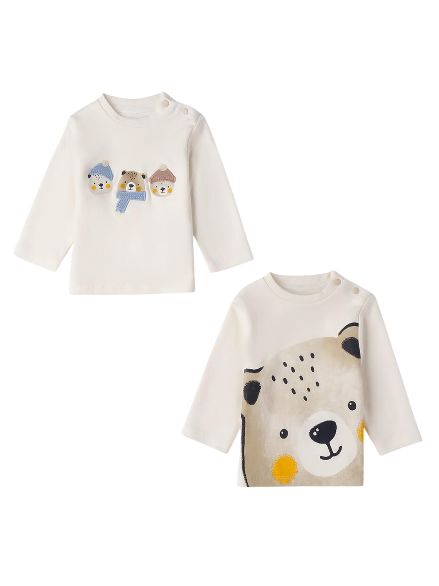 iDo bipack T-shirt neonato panna 4F052 0112 iDO