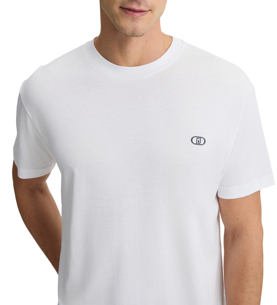 Liu Jo T-shirt maniche corte basic con logo bianco QA5174J4805 11001 LIU JO