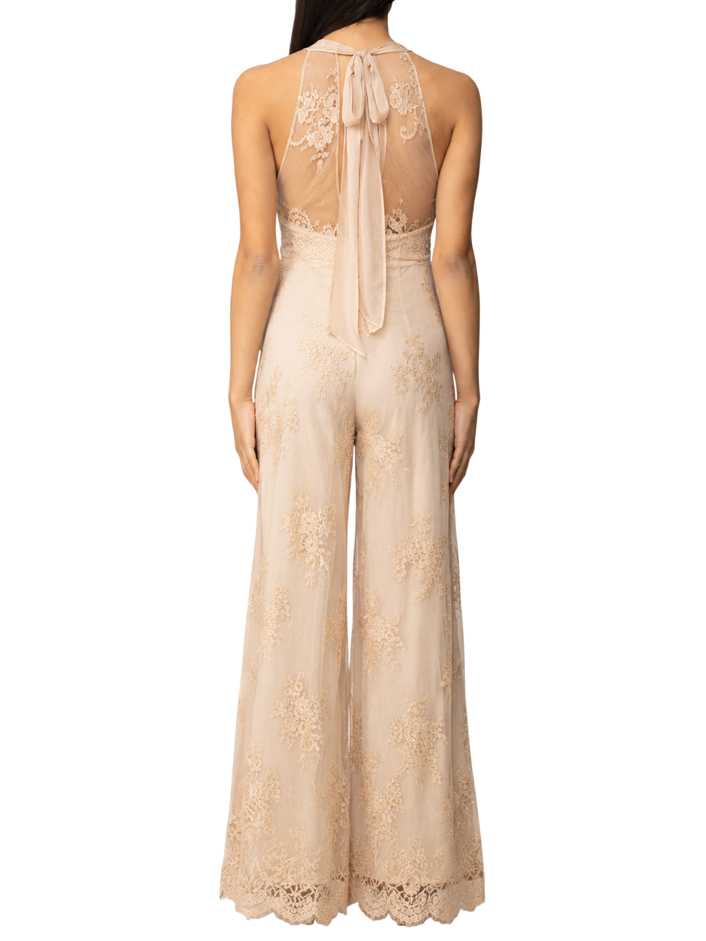 Aniye By tuta jumpsuit Silva all'americana in pizzo beige 185275 02486 ANIYE BY