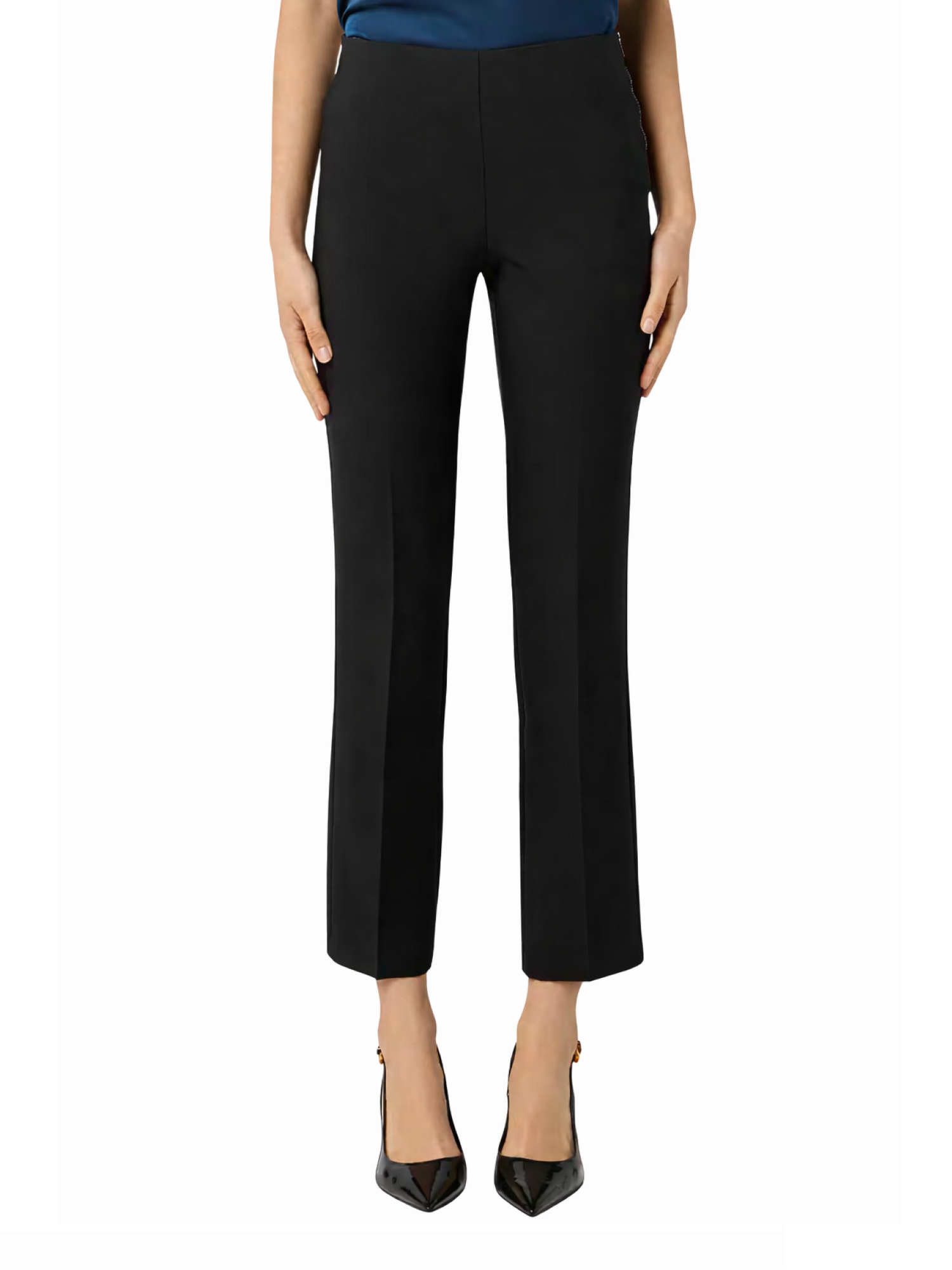 Sandro Ferrone pantaloni Soprani donna slim nero S18XBFSOPRANI NERO Sandro FERRONE