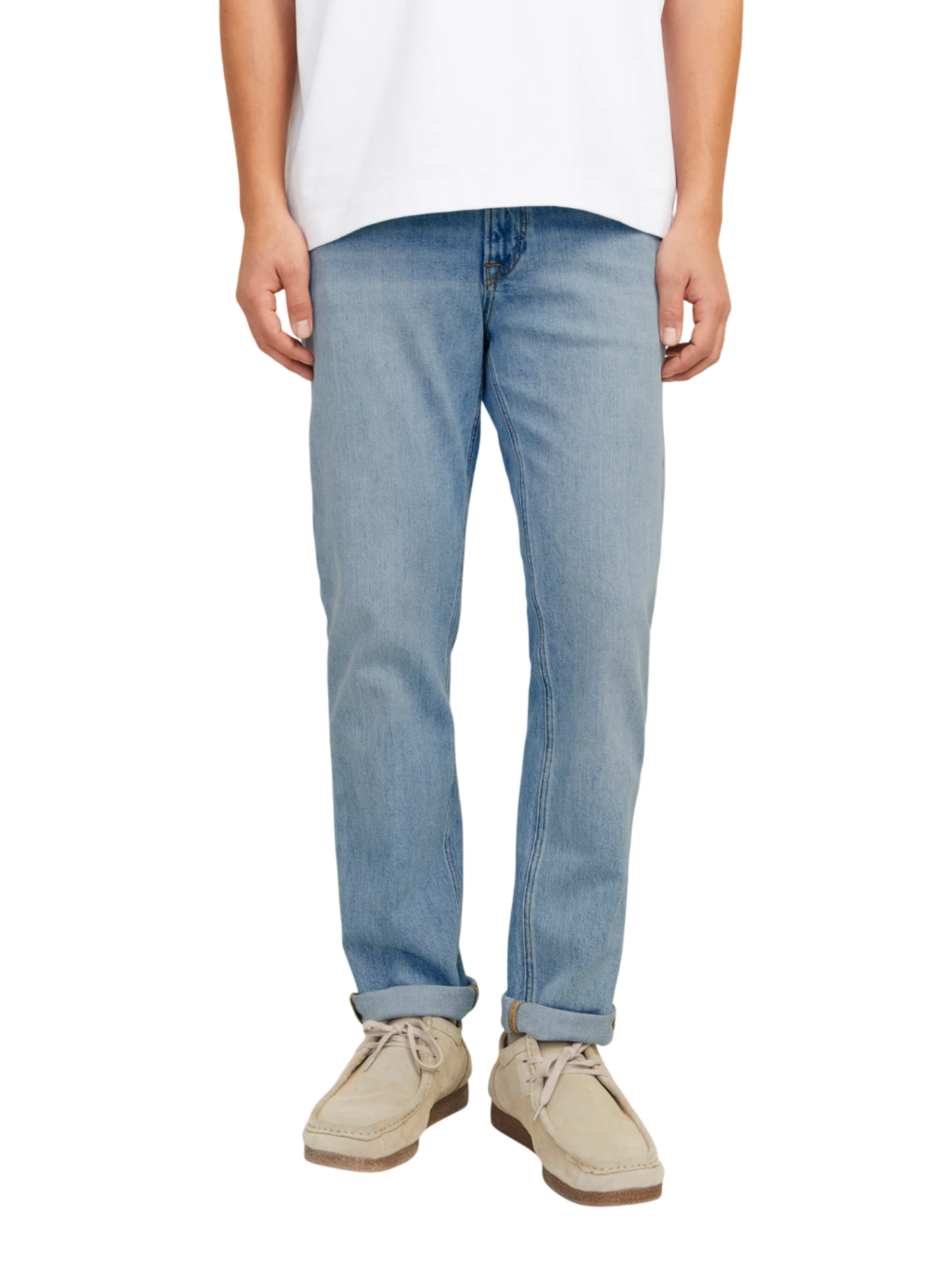 Jack&Jones jeans uomo Regular Clark lavaggio blu chiaro 12269576 AM393 JACK&JONES