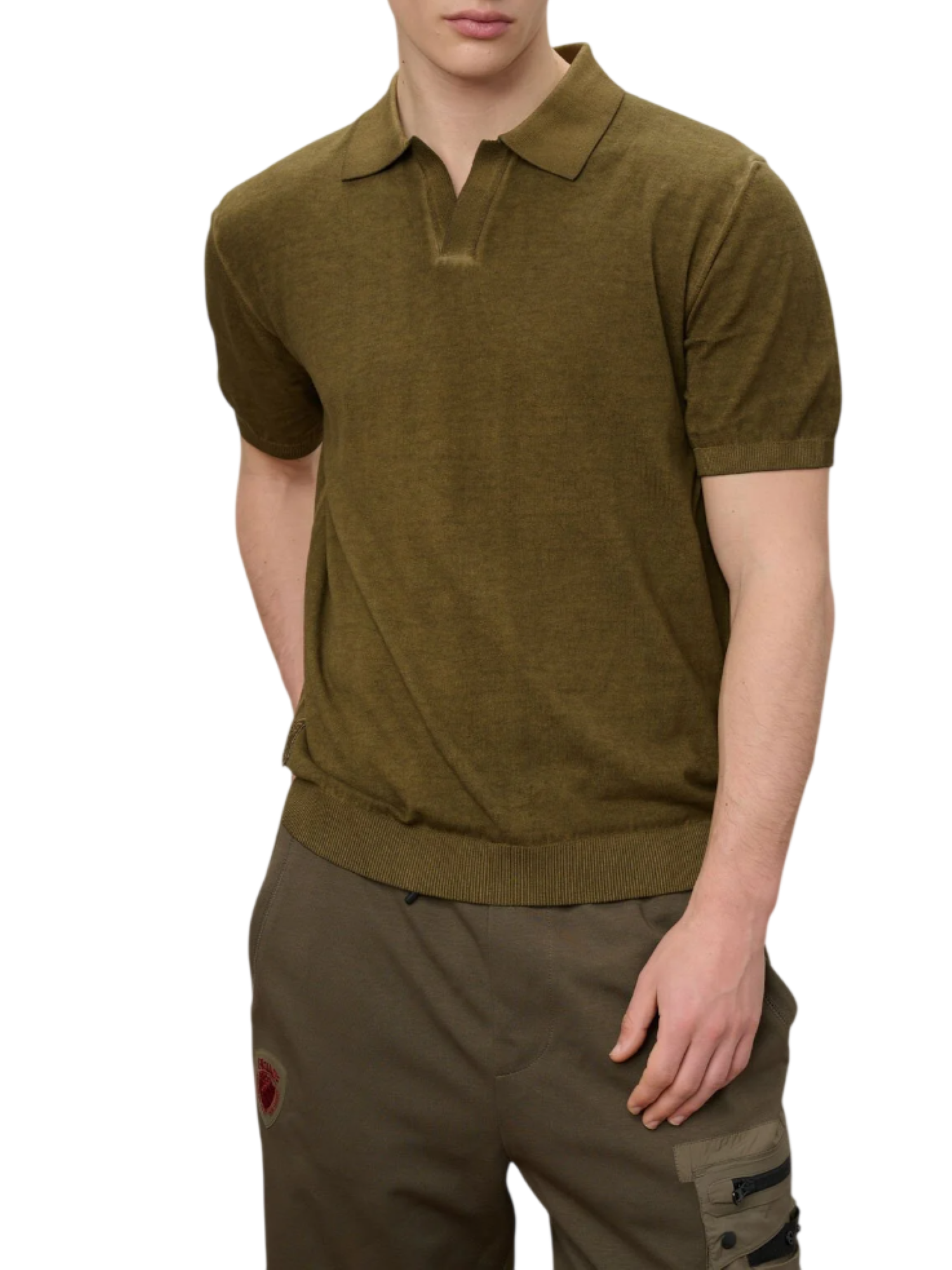 Blauer polo in maglia Esmond uomo verde militare 26SBLUM06481-007167 60H BLAUER
