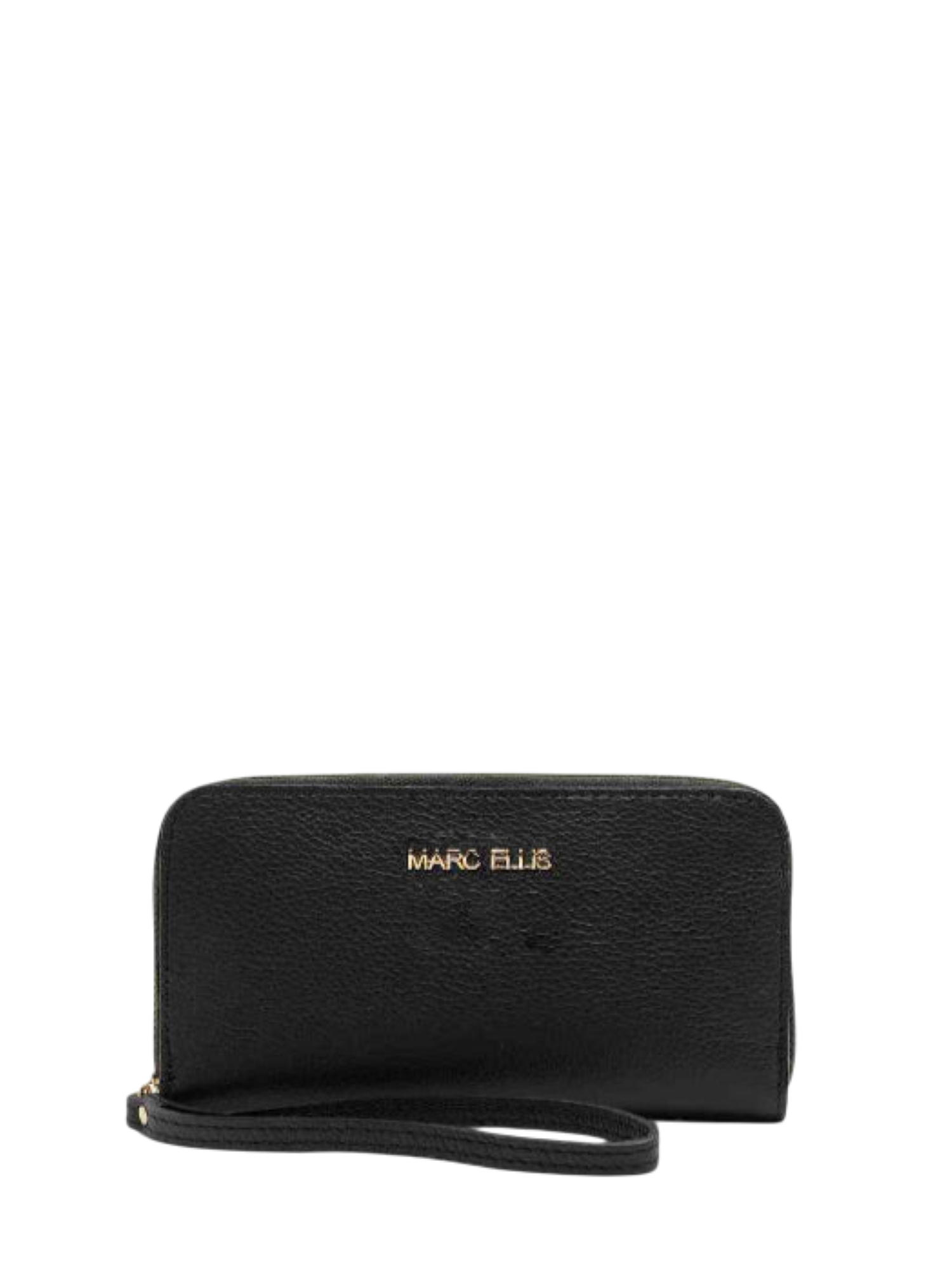 Marc Ellis portafogli Telma in pelle martellata nero TELMA LT DO BLACK-GOLD MARC ELLIS